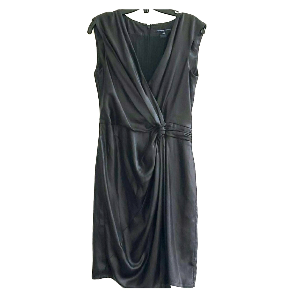 Black metallic dress